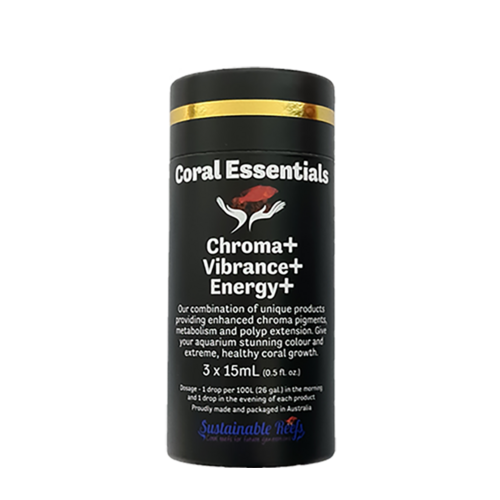 Black Label Coral Essentials 15ml Triple Pack Chroma+ Vibrance+ Energy+