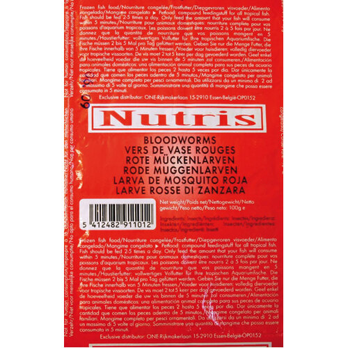 Nutris Frozen Bloodworms 100g 